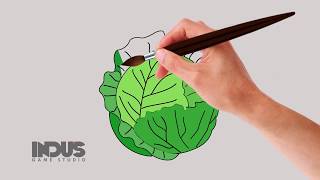 Lets Draw Cabbage