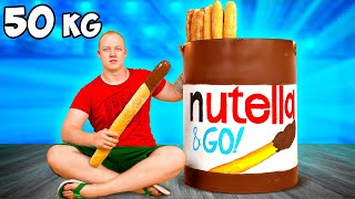 Giant Nutella Go How To Make The Worlds Largest Diy Nutella Go By Vanzai