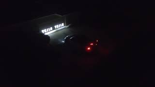 Tesla Model 3 Holiday Update 2021 Light Show - Drone View