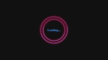 Create Amazing Loading Neon Animation Using Only HTML & CSS