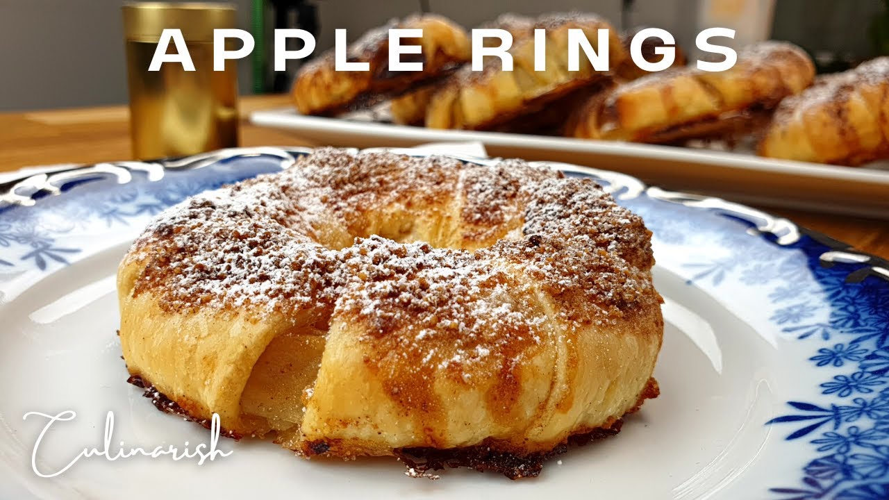 Nobody Would Believe You Made It At Home; Puff Pastry Apple Ring YouTube