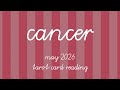 Cancer 𖡼⊱ May 2026 Tarot Card Reading