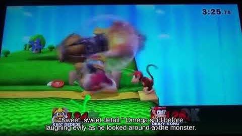 Horizontal Recovery Diddy Kong holding Hammer Head picking up Food... | Brawl🐝