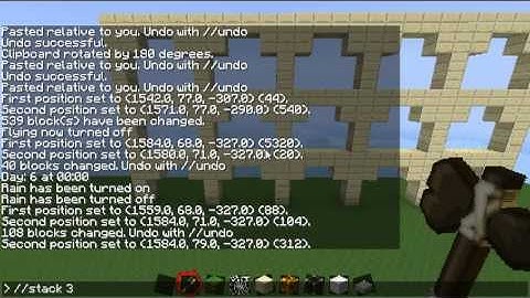 Basic World Edit Guide/Tutorial Minecraft 1.1