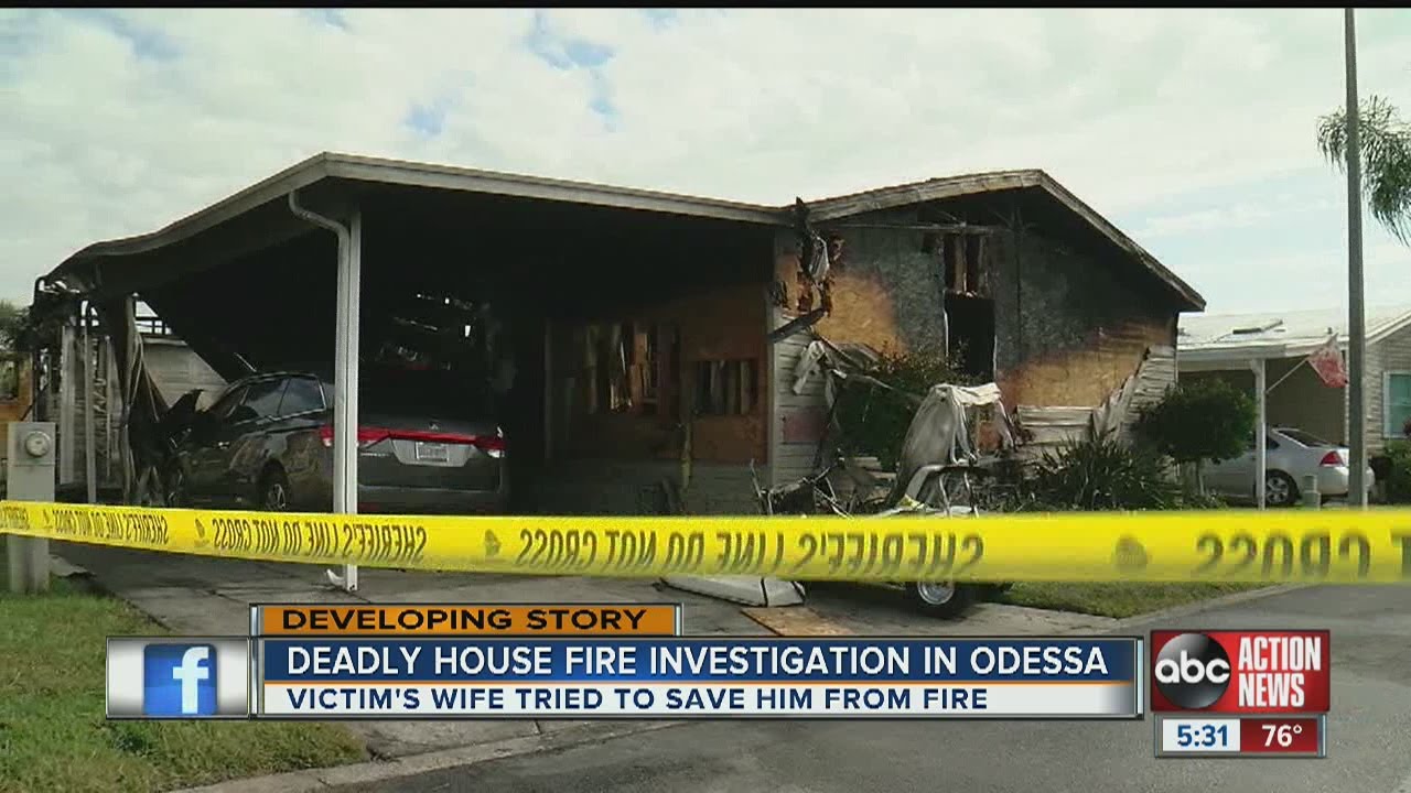 Odessa house fire kills one person YouTube