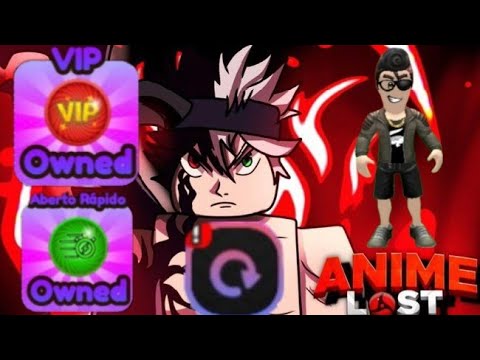 ATIVEI O INFINITE ROBUX PARA ZERAR O ANIME LOST SIMULATOR COM