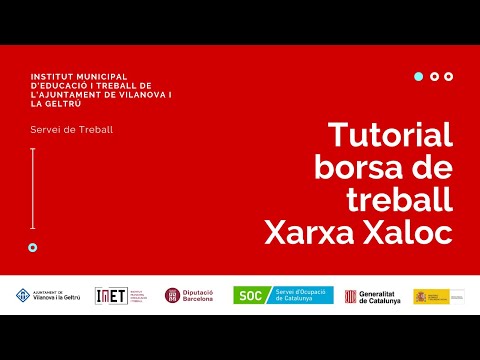 Tutorial web Xarxa Xaloc