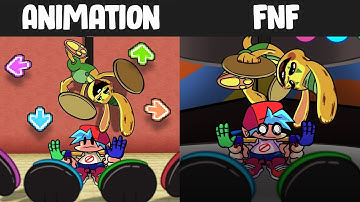 FNF Character Test | Gameplay VS Minecraft Animation | Bunzo Bunny (Poppy Playtime Chapter 2