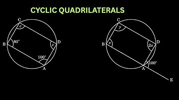 Cyclic Quadrilaterals in Circle Geometry: Rules and Problems