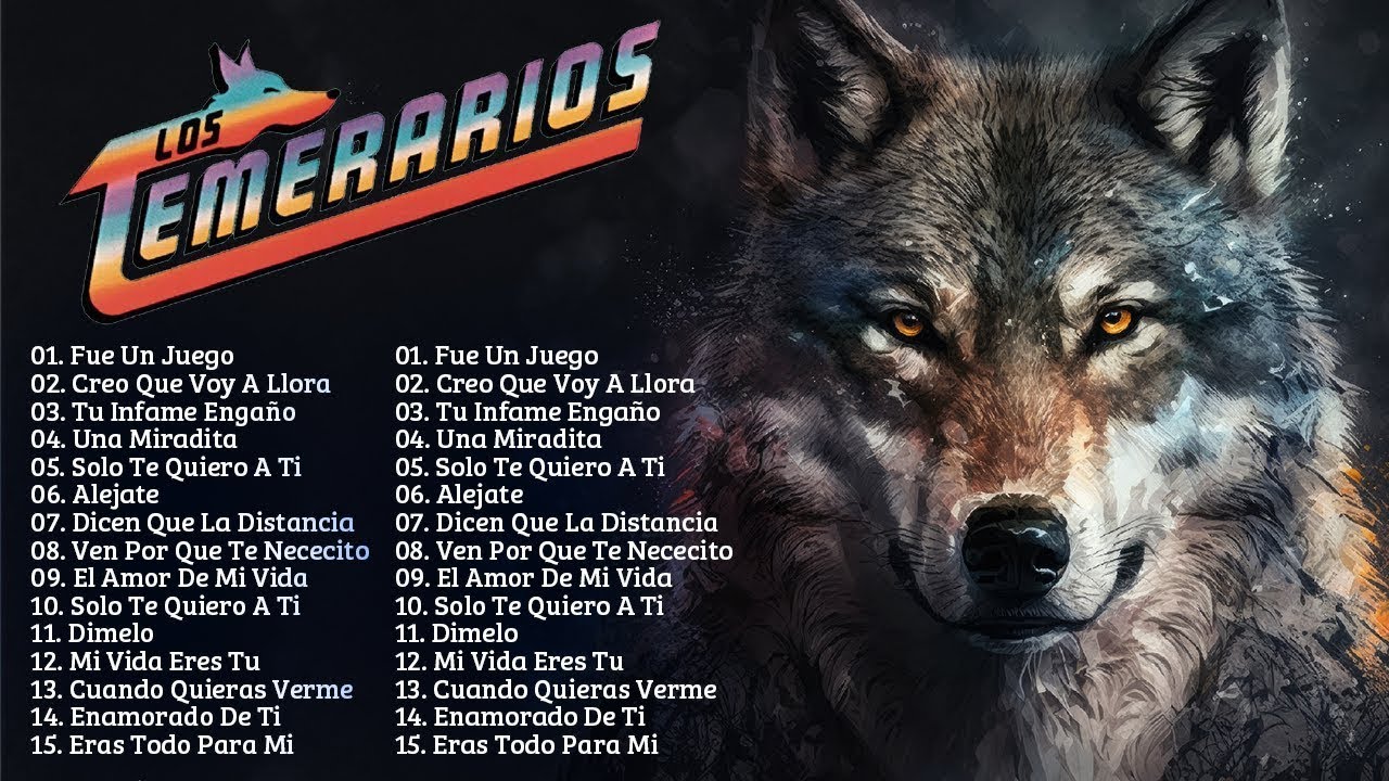 LOS TEMERARIOS PURAS ROMÁNTICAS DEL RECUERDO 💝 Mejores Viejitas Canciones Inolvidables💝Mix 80s y 90s