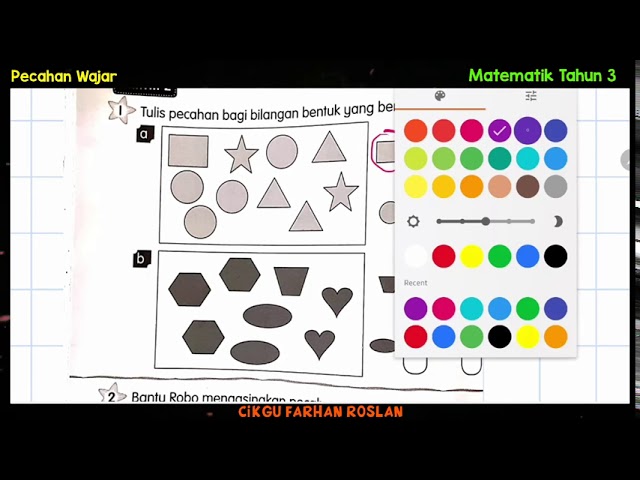 Latihan Pecahan Wajar Buku Aktiviti / Matematik Tahun 3 class=