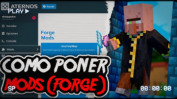 COMO PONER MODS EN ATERNOS 2024 (Forge)