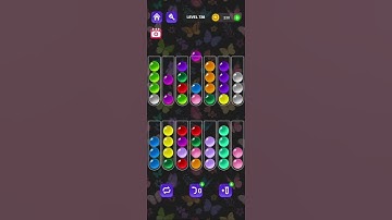Ball Sort Master Level 738 #ballsortmaster #ballsortmastersolution #puzzlegame #gaming #games