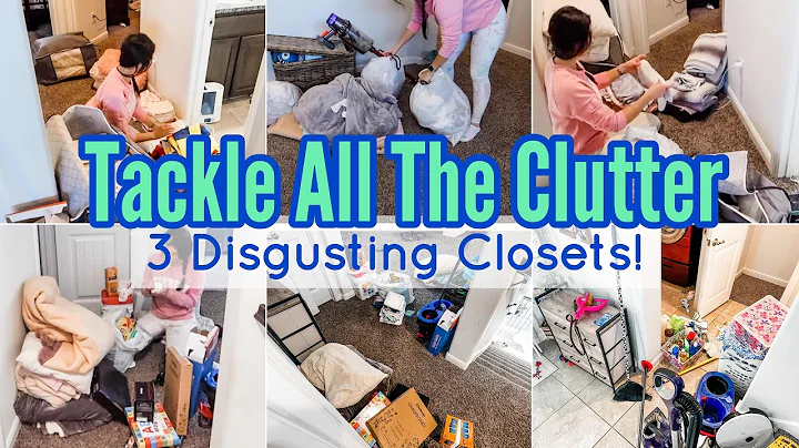 *2023* TACKLE ALL THE CLUTTER! DECLUTTERING & ORGANIZING MY CLOSETS | DECLUTTERING SERIES 2023