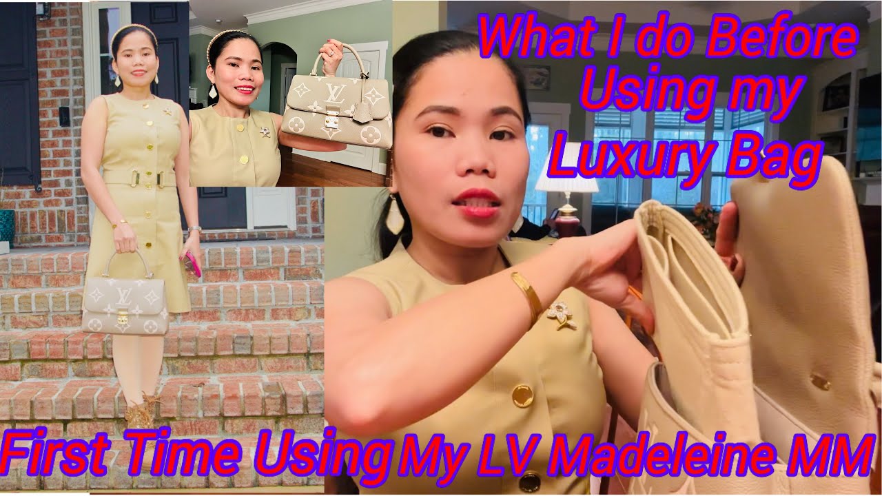 What's In My Louis Vuitton MADELEINE BB Bag 👜