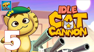 IDLE CAT CANNON - Gameplay Walkthrough Part 5 (iOS, Android)
