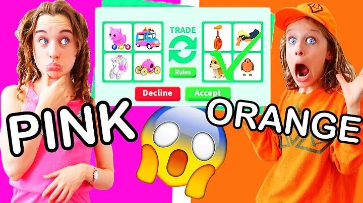 TRADING ONLY IN YOUR COLOR in Adopt Me ROBLOX Gaming w/ The Norris Nuts