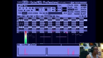 Commodore Amiga Octamed Jam : Workflow  1 5 hour Part 3