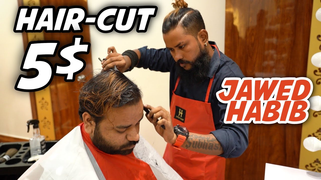 Hair Cutting by Jawed Habib Hair Expert 💈 INDIAN BARBER 💈 ASMR - YouTube