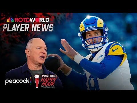 Matthew Stafford expected to be eased back in with Rams | Fantasy Football Happy Hour | NFL on NBC