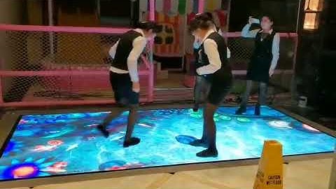 P6.25 interactive dancing floor led video wall panel