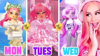 Random People In My Server CHOOSE MY OUTFIT For A WEEK In Royale High... Roblox