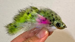 Fly Tying: An Articulated Juvenile Rainbow Trout