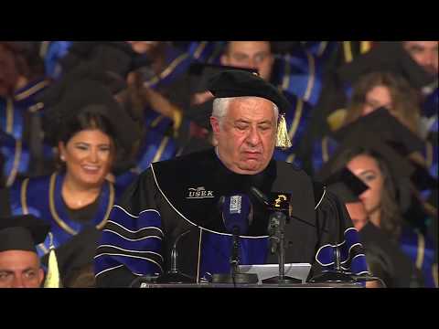 Address of Mr. Gilbert Chagoury during the Commencement Ceremony