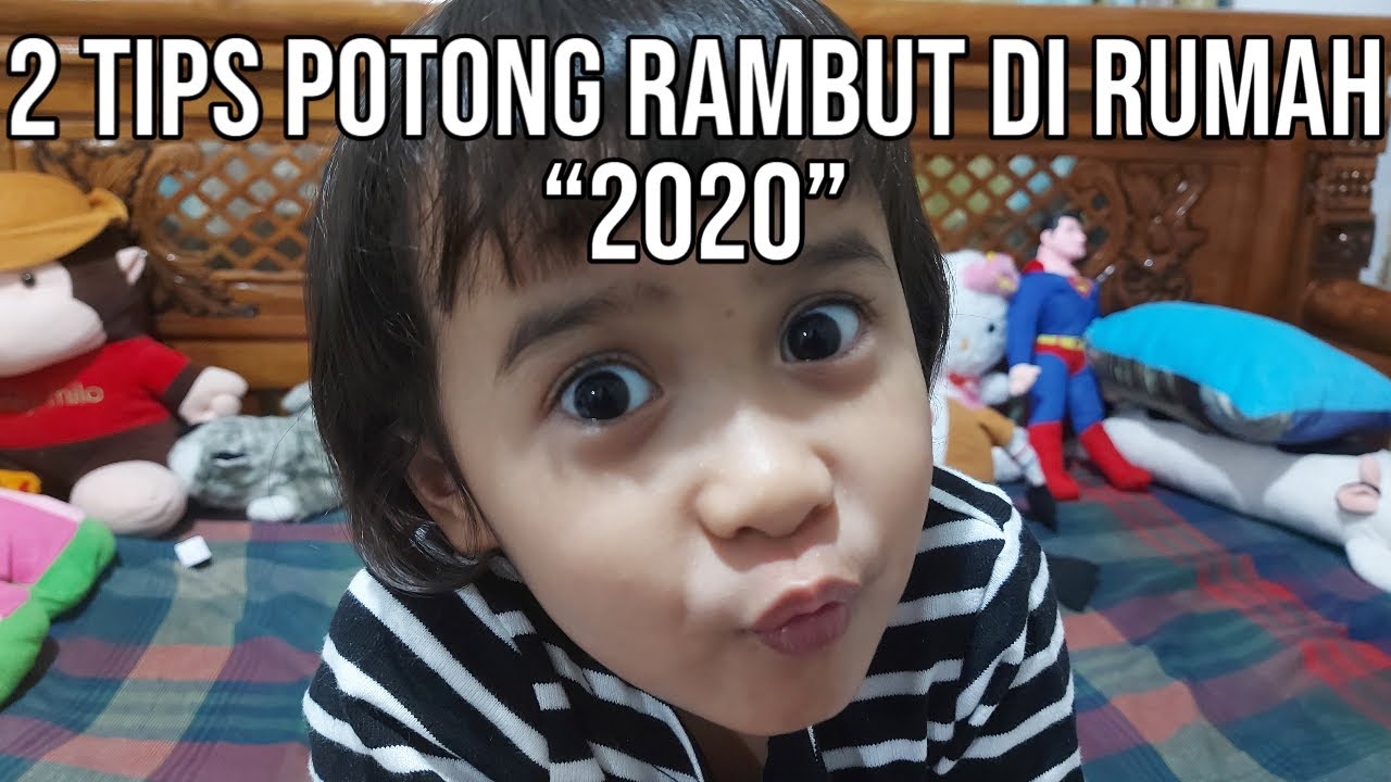 2 TIPS POTONG  RAMBUT  DI RUMAH 2021  DON T TRY THIS AT HOME 