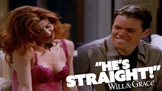 MATT DAMON is a 'Sneaky Hetero!' | Will & Grace | Comedy Bites