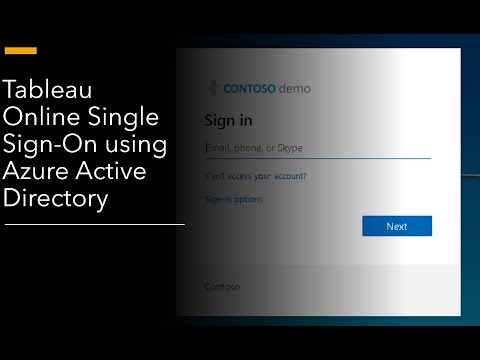 Tableau Online SSO w/ Azure Active Directory