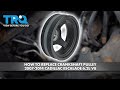 How to Replace Crankshaft Pulley 2007-2014 Cadillac Escalade 62L V8