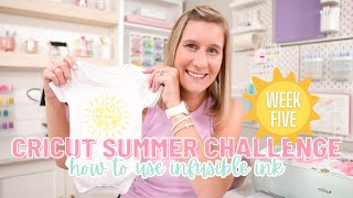 ☀️ How To Use Infusible Ink on a Shirt | Cricut Summer Challenge Week 5 with Bethadilly