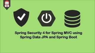 Spring Security using Spring Data JPA and Spring Boot