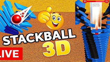 💥 STACK BALL 3D WORLD RECORD BREAK? #stackball #gaming #stackballgame