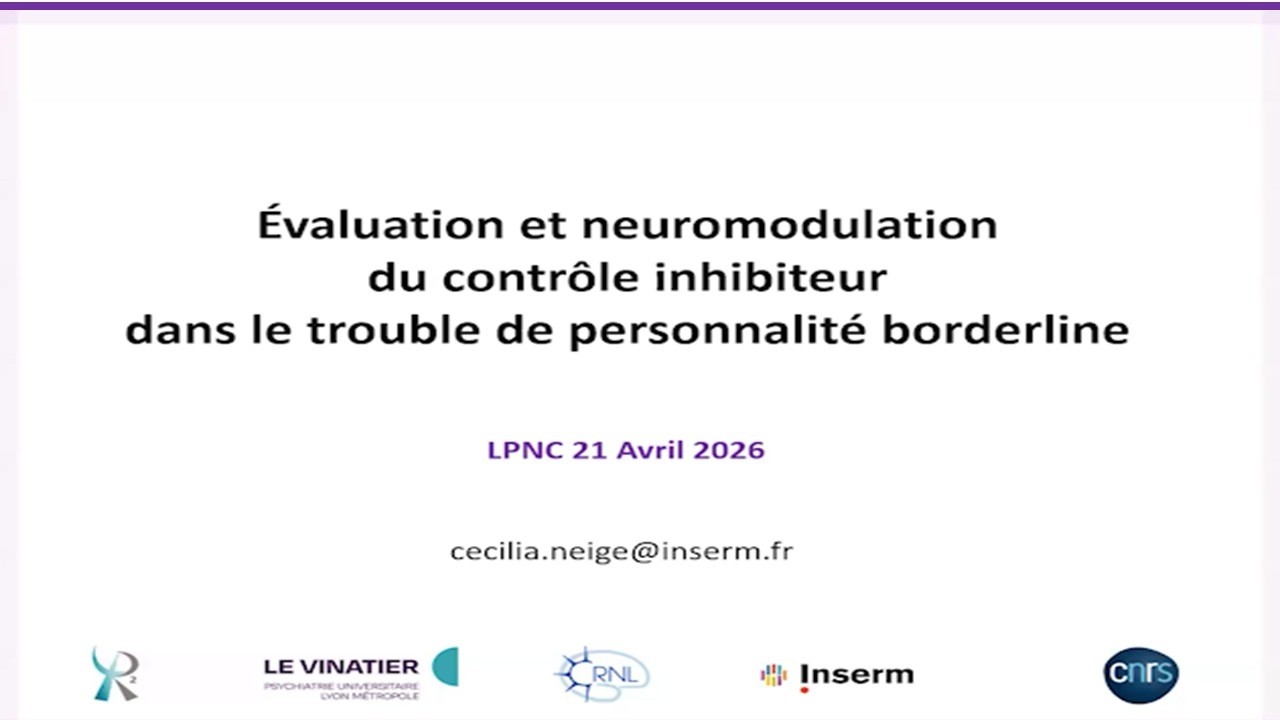 Évaluation et neuromodulation du contrôle inhibiteur dans le trouble de personnalité borderline