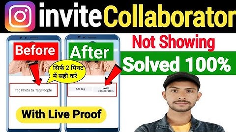Instagram Invite Collaborator Option Not Showing 2025 | Instagram Collaboration Option Kaise Laye