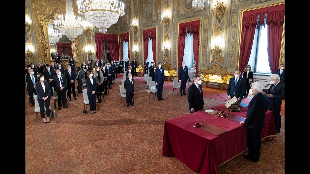Cerimonia di giuramento del Governo Draghi