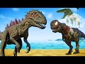 Color Tyrannosaurus Rex Vs 3 Head Spiderman Indoraptor, Joker T-REX, I-REX, Godzilla Epic Dino Fight