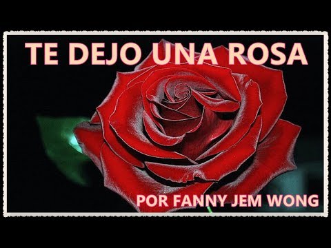 Te Dejo Una Rosa POR FANNY JEM WONG