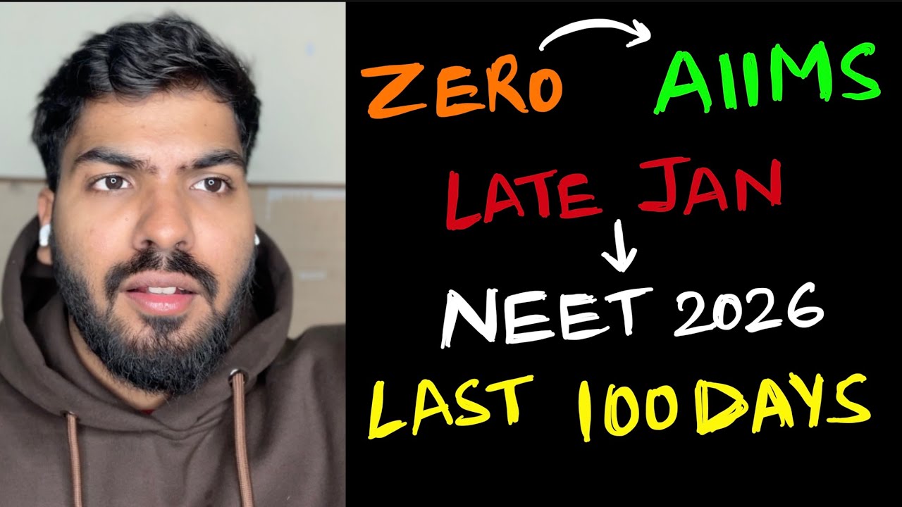 How to crack AIIMS if you start today from ZERO in NEET 2026 (for ...