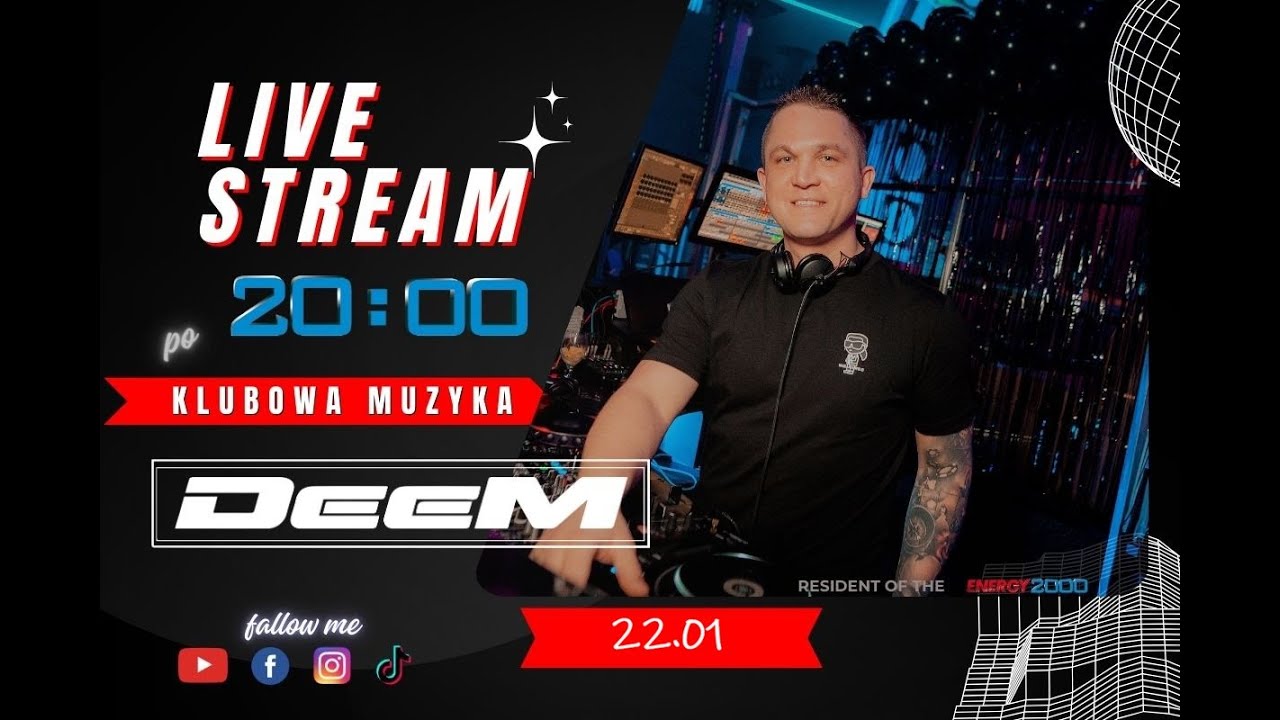 DeeM  - Live Stream (22.01.2026) KLUBOWA MUZYKA Retro time | 
