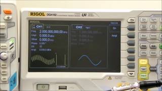 Harmonic Function in the DG4000 series Arbitrary Waveform Generator