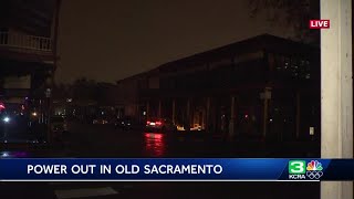 Crews work to restore power in downtown Sacramento after SMUD substation fire