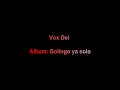 Vox Dei  -  Album:  Bolingo ya solo