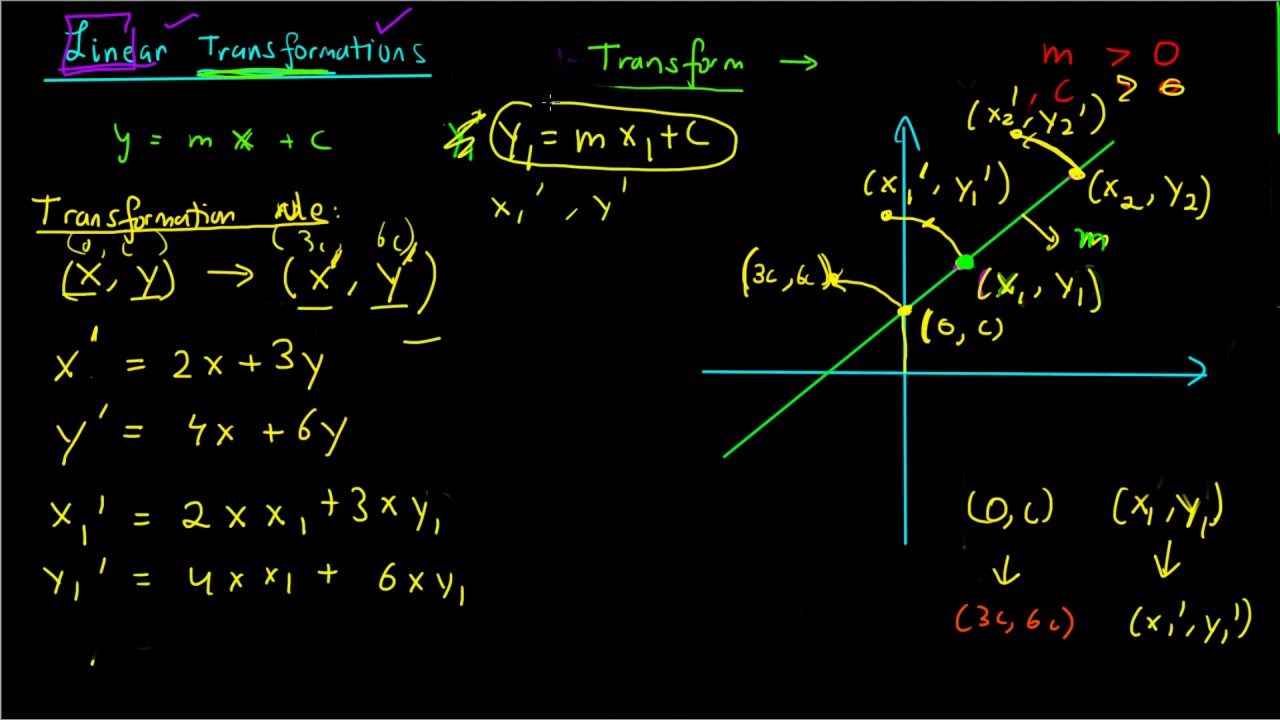 Linear Transformations 1 - HINDI - YouTube