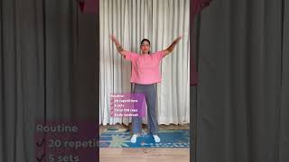 Easy Home Workout for Arm, Chest &amp; Back Fat Loss