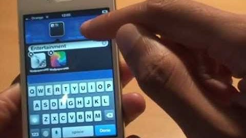 How to Set Up, Create Folders / Groups, iOS5 iPhone