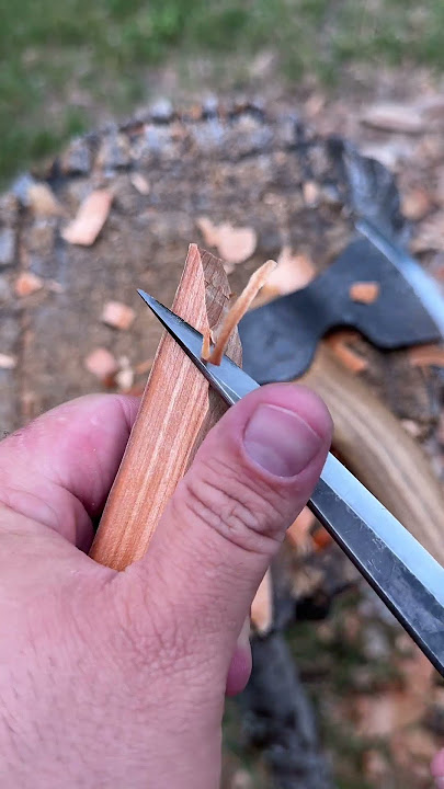 Wood Carving a Spoon from Scratch | Hand Tools Only #shorts #woodcarving