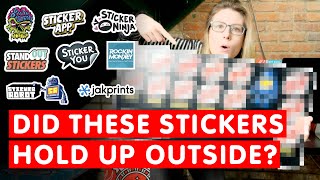 The Best Die Cut Stickers: Outdoor Durability Test